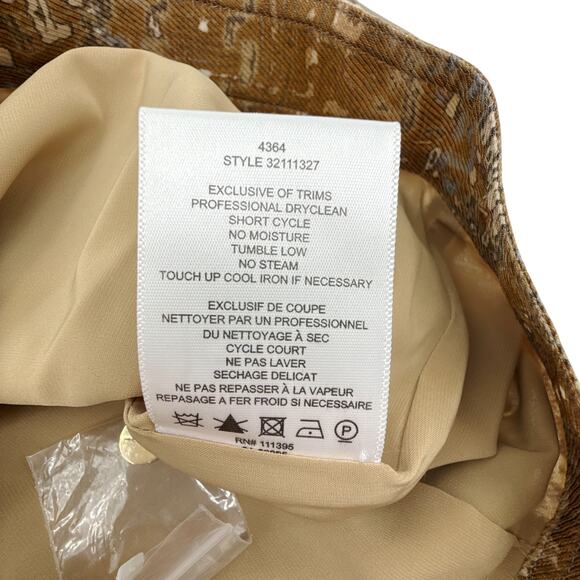 TORY BURCH Hull Skirt Brown Blackwatch 2|XS - Picture 7 of 9